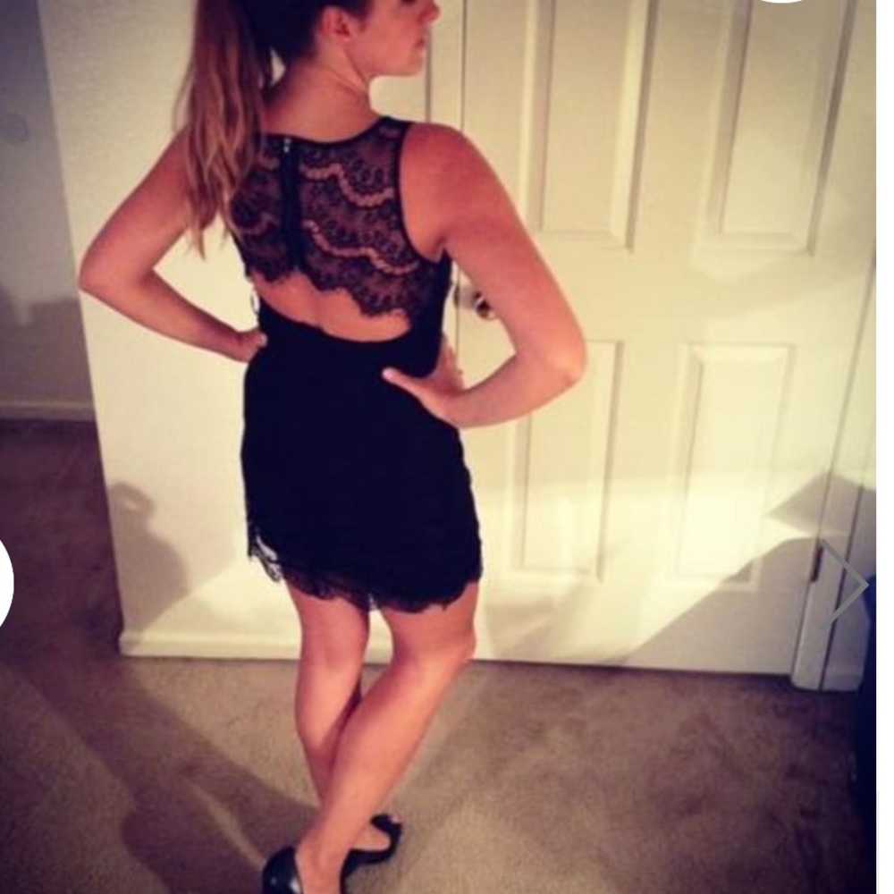 ModCloth Black Lace Dress